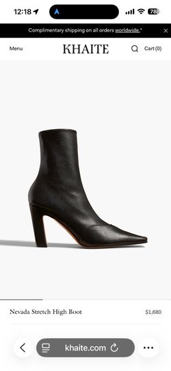 Black and brown boot khaite