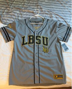 Cal State Long Beach CSULB Free Spirited Baseball Jersey - The Beach Colosseum- XL