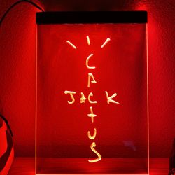 CACTUS JACK LED NEON RED LIGHT SIGN 8x12 for Sale in Buena Park, CA -  OfferUp