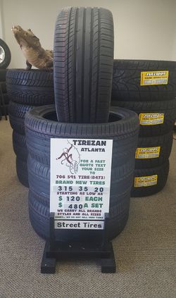 315 35 20 BRAND NEW TIRE TIRES 120 EACH $480 SET