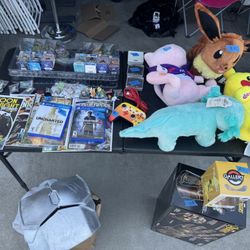 Funko Pokemon Marvel Swiffer Mop Bodywash Shampoo Helmet Printer Gauntlet Gameboy 