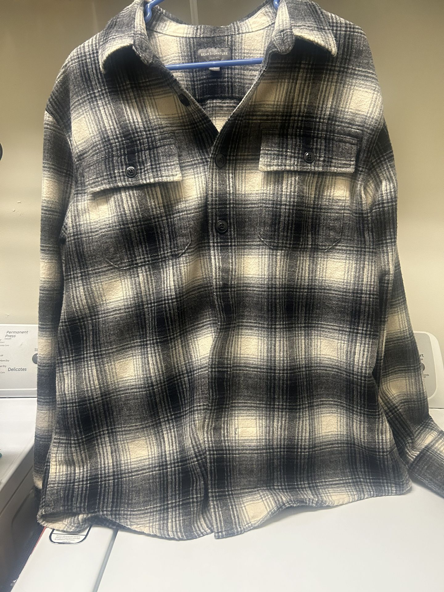 L.L. Bean flannel shirt jacket