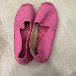 Pink Coach Espadrilles Size 7.5
