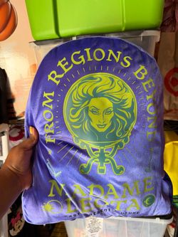Madame Leota haunted mansion pillow