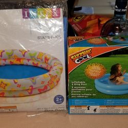 2 NEW INFLATABLE TOT POOLS.  PICK UP MIDDLEBORO ONLY FINAL SALE 