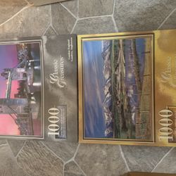 Classic Treasures Puzzles Set Of Two Brand New