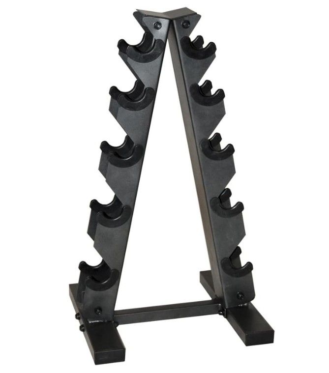 NEW IN BOX - Barbell A-Frame Dumbbell Weight Rack