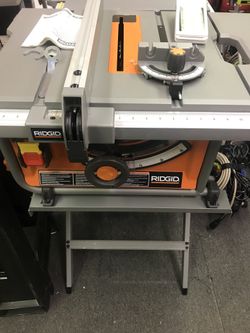 Ridgid 10” Table Saw