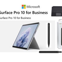 Microsoft Surface Pro 10 for Business + Keyboard + Slim Pen 2 + Pen Charger