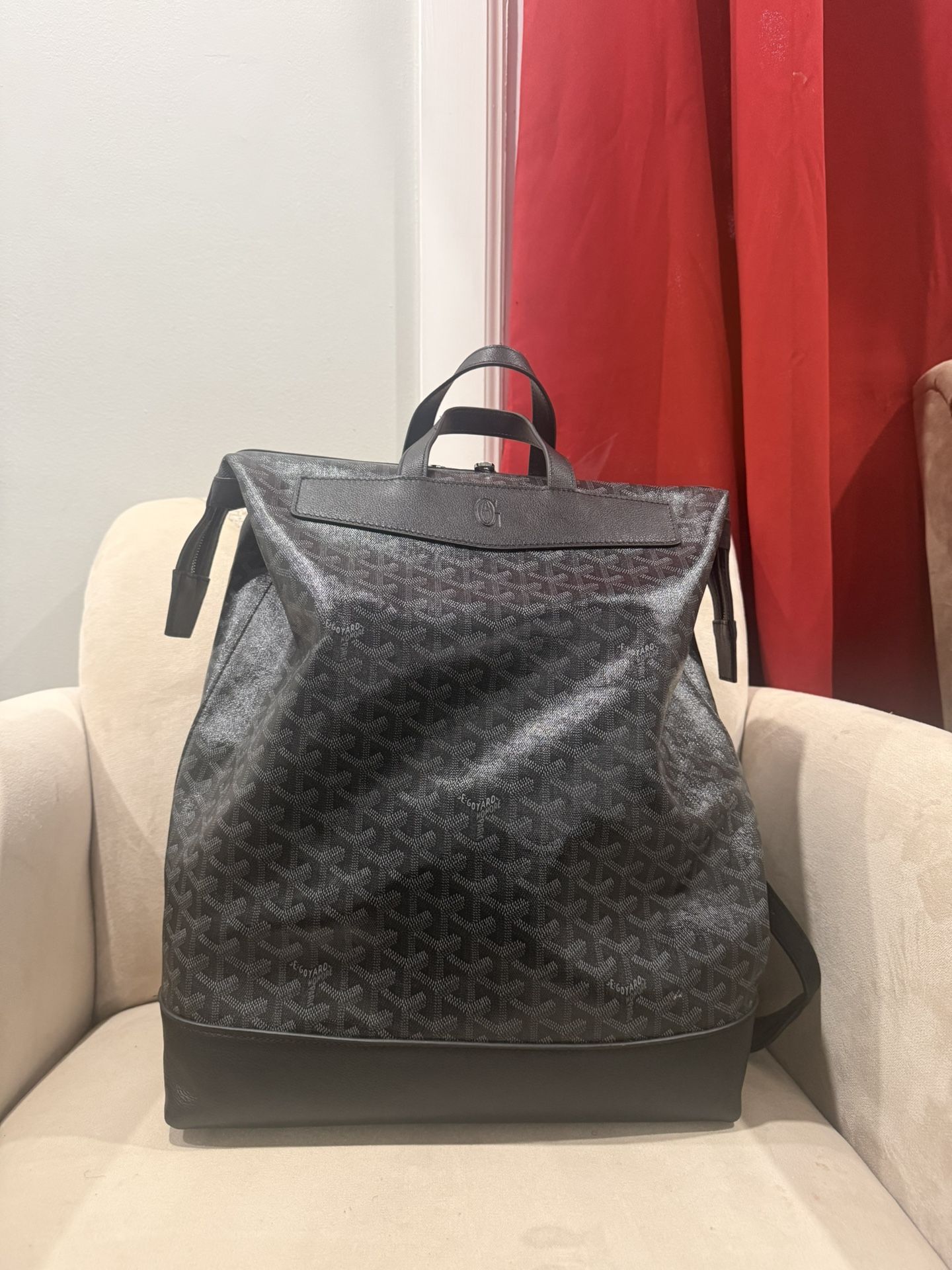 Goyard Cisalpin Backpack Jet Black