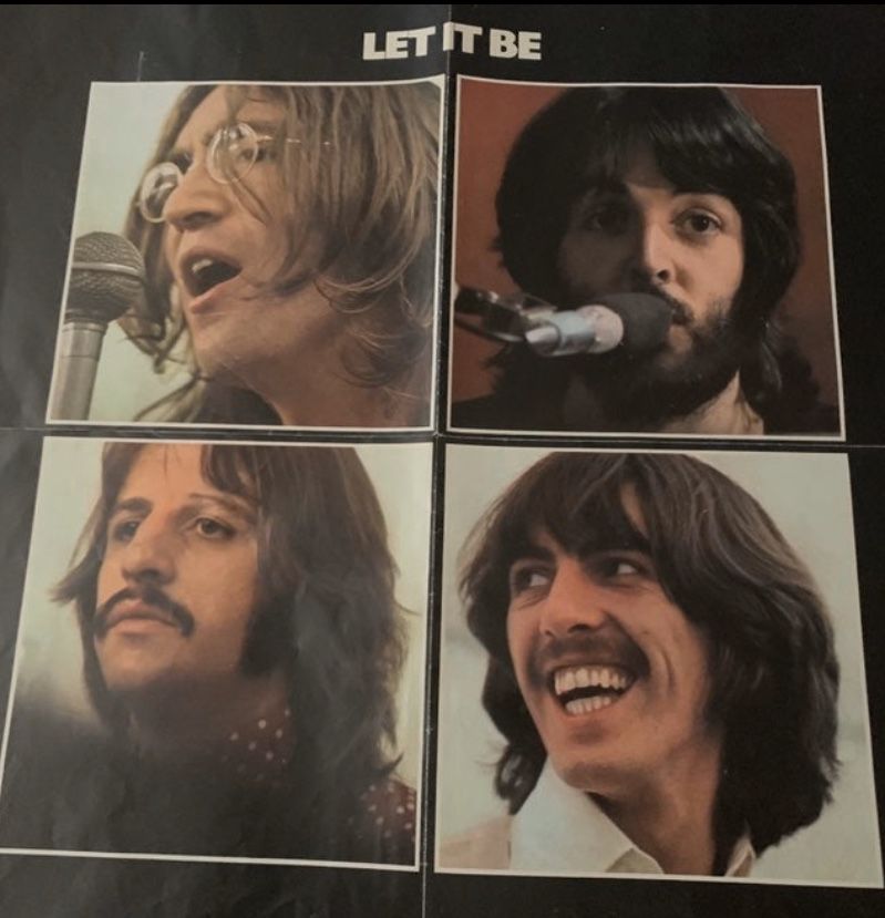 BEATLES LET IT BE 1970 POSTER