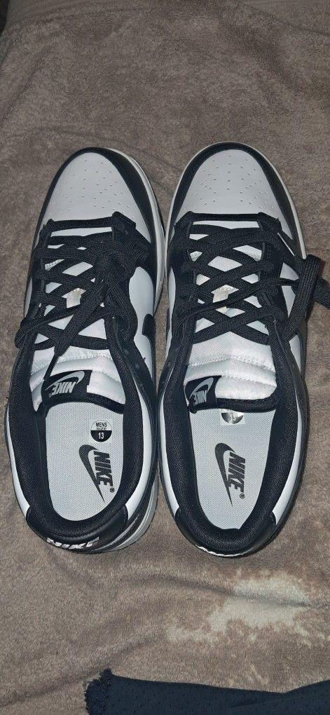 Nike Dunk Low Retro MEN'S Panda DD1391-100 Sneakers Shoes Size 13, Brand New