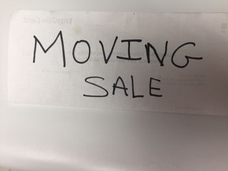 Moving Sale