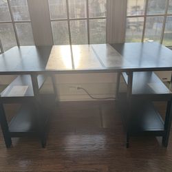 Desk, Bookshelf, Side board 