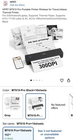 Thermal Printer / Tattoo Stencil Printer