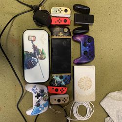 Nintendo switch OLED with a crazy amount of accessories!