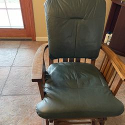 Solid Red Oak Glider