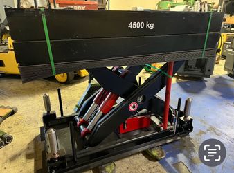 Hydraulic Scissors lift table with rotating top