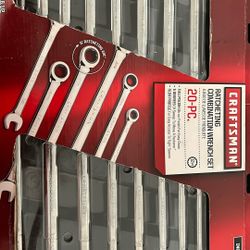 Craftsman Ratcheting Combination Wrench Set 46820
