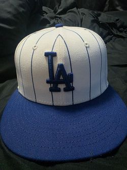 Dodgers Pinstripe Fitted Hat