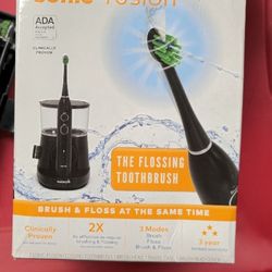 Waterpik Sonic Fusion Electric Flossing Toothbrush/flosser Combo