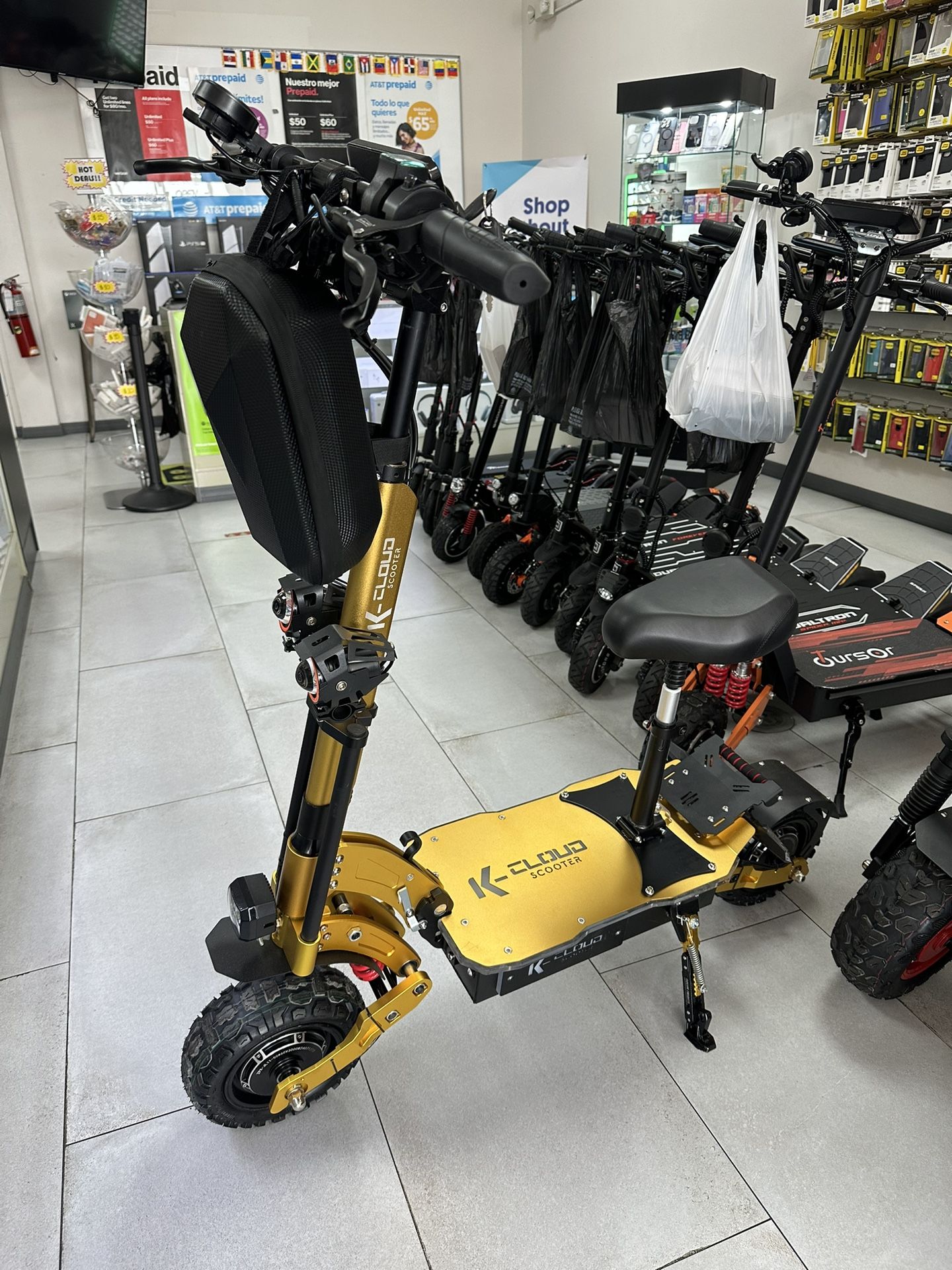 K Cloud K6 Electric Scooter 60MPH! Finance For $50 Down Payment!!