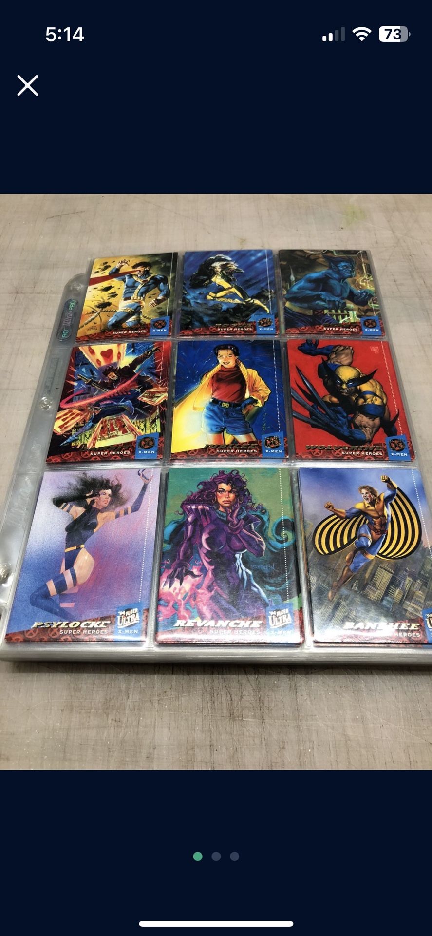 1994 Fleer Ultra X-Men complete set with Limited Edition Sub-Set