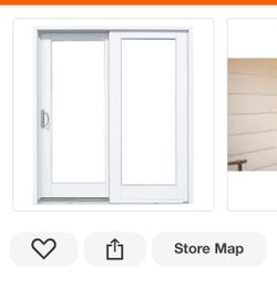 MasterPiece 72 in. × 80 in. Smooth White Left-Hand Composite Sliding