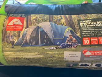 Ozark Trail 10 person dome tent with porch