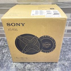 Car Audio SONY XS-R16 Speaker Pair 3-Way Car Component Speakers 6.5 Inch 45W RMS