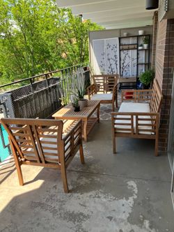4 Pieces Patio Set in Good Condition