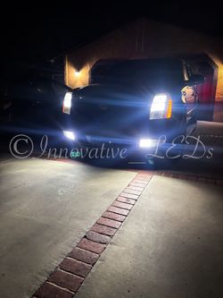 H11/H8/H9 LED Headlight Bulbs, 6500K Fog Lights Car Bulb, 12000Lm DRL or Low Beam, Halogen Replacement Headlight with Fan