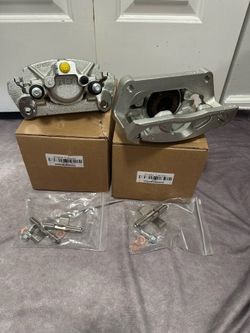 Maxfavor 18B4836 18B4837 Disc Brake Calipers Assembly w/Bracket Rear Dodge