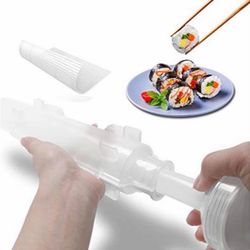 Brand new Sushi Roller KitSushi BazookaSUMBUMG Sushi MakerDurable Camp Chef Rice Maker Machine Mold-for Easy Sushi Cooking Rolls Best kitchen Sushi To