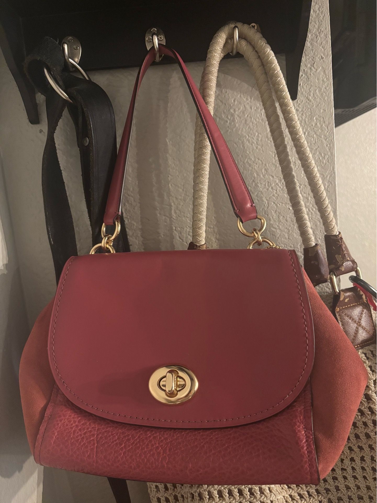 Vintage Pink Coach Purse