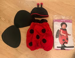 Baby Ladybug Halloween time  – One Size (Approx. 0–6 Months)