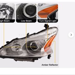 For 2013 2014 2015 Nissan Altima Sedan Headlight Turn Signals Driver Left Side LH