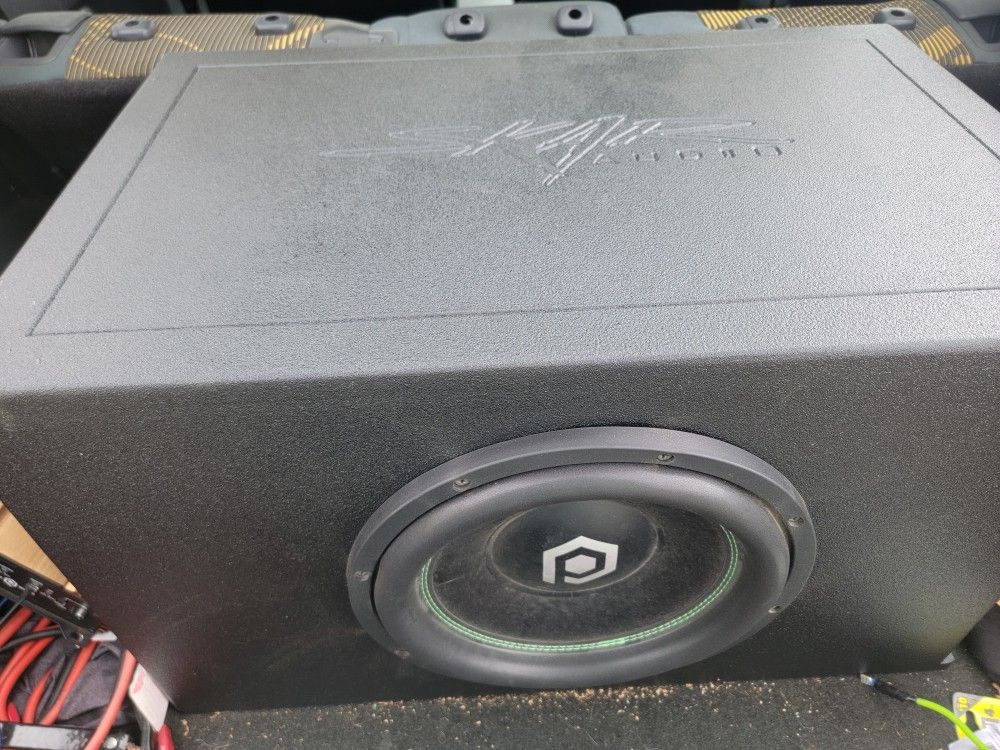 12" SoundQubed Sub with 900 Watt Amp (Box Not Included)