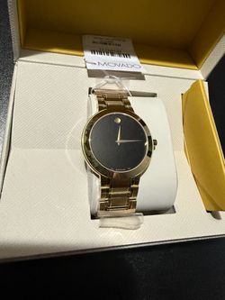 (Brand New) Movado Museum Watch // Gold