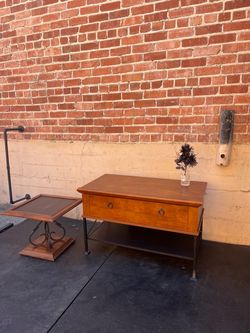 SOFA TABLE & SMALL END TABLE SET (used)
