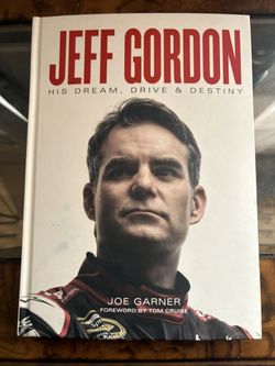 Jeff Gordon Autographed Book