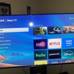 QLED Philips Roku Tv 55 Inch