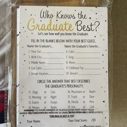 Graduation Party Game 
