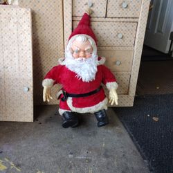   Rare Vintage Decor Santa Claus Doll