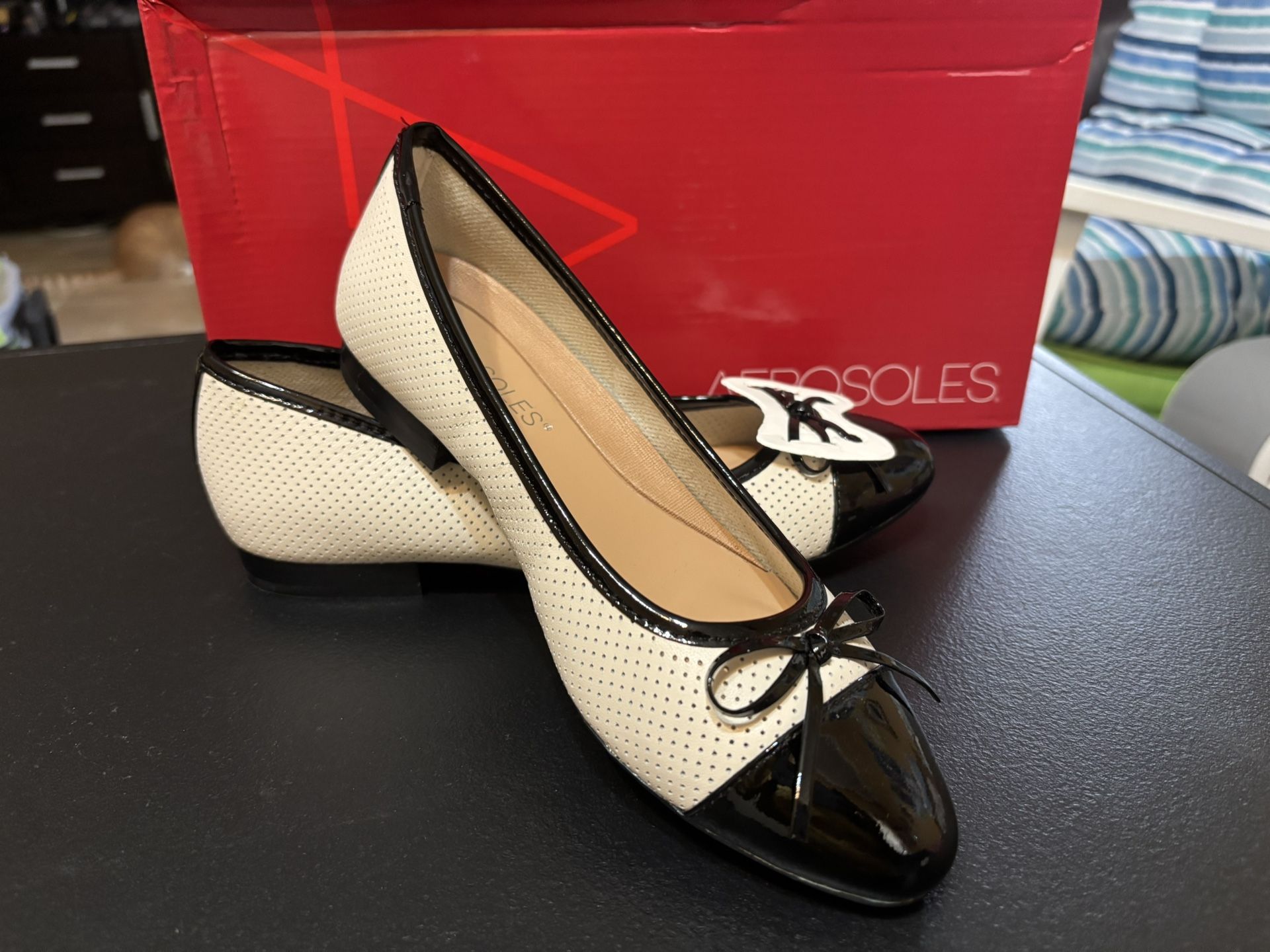 Cap Toe Aerosole Ballet Flats