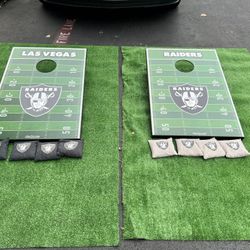 Raiders Corn Hole Set