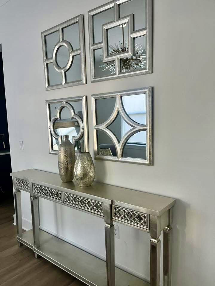 Console Table + Mirrors 