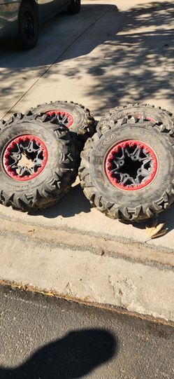 SxS tires/rims fits CanAm Maverick