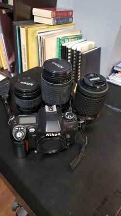 Nikon lenses x3 with nikon n80 35mm camera