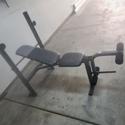 Weight Bench with Lat Pulldown and leg Extension/ Curl Foldable Bench Press with Preacher Curl & Rack